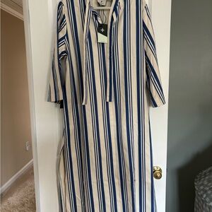 Tuckernuck Blue & White Striped Dress